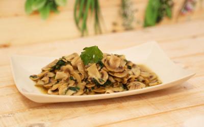 Thermomix Champignons in Knoblauch