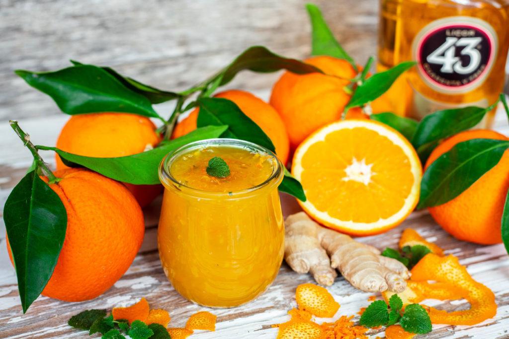 Fruchtiger Orangengelee mit Ingwer und Likör43 aus dem Thermomix