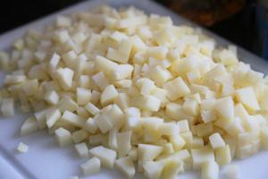 Thermomix Kartoffelsalat klein gewürfelt
