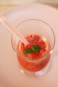 Thermomix Erdbeer-Slush mit Minze