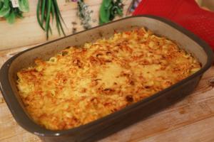 Pampered Chef Brokkoli-Lachsauflauf