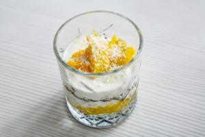Thermomix Mango-Schicht-Dessert