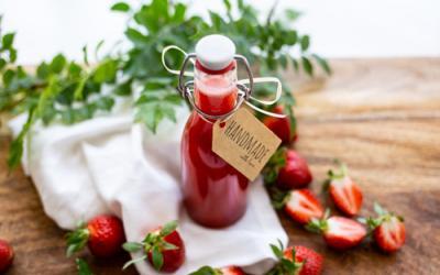Erdbeer-Sirup mit Mixfino Dampfentsafter und Thermomix