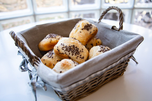 Pampered Chef Mini-Kuchenform glutenfreie Brötchen