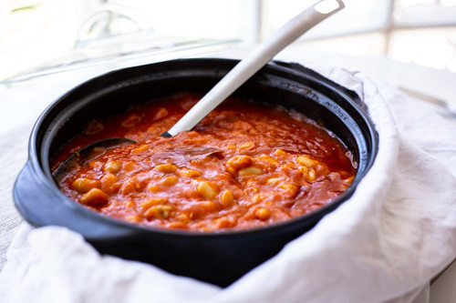 Pampered Chef rockcrok Baked Beans