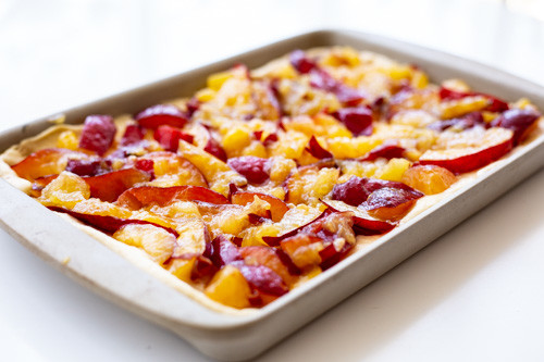 Pampered Chef Pflaumenkuchen auf Ofenzauberer