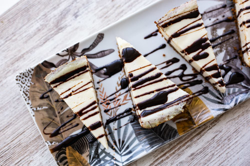 Pampered Chef Cheesecake Stück