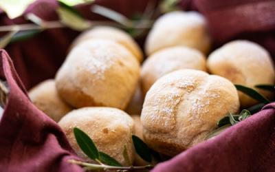 Ciabatta-Brötchen in der Brownieform