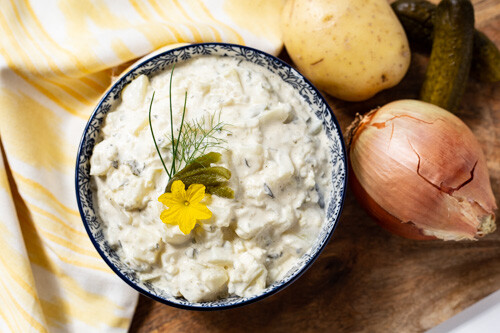 Thermomix Kartoffelsalat fertig durchgezogen