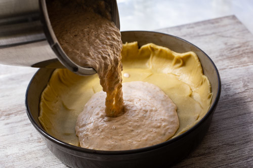 Pampered Chef Lachsquiche ungebacken