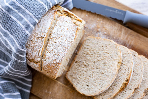 Pampered Chef Dinkel-Roggenbrot im runden Zaubermeister