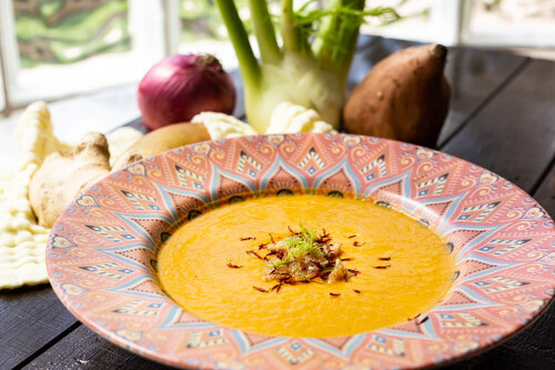 Thermomix Süßkartoffelcremesuppe