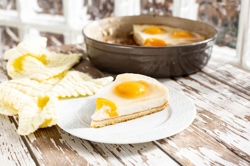 Pampered Chef Spiegeleikuchen angeschnitten