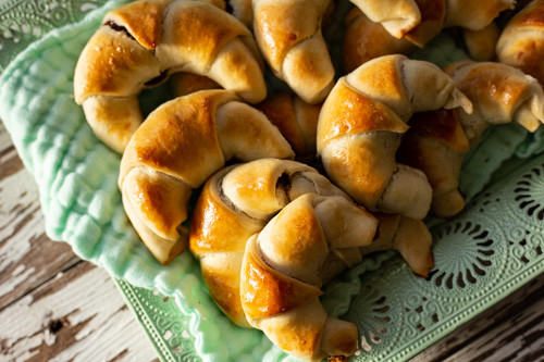 Pampered Chef Nutella-Hörnchen fertig