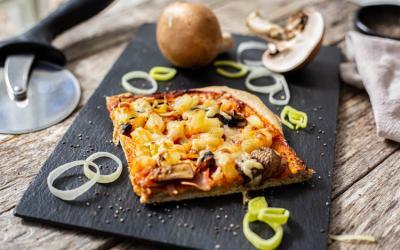Chia-Pizza auf dem Zauberstein