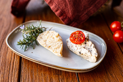 Thermomix Pizzabrötchen aufgeschnitten 
