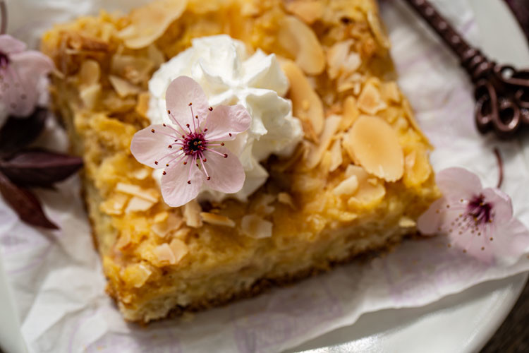 Pampered Chef Apfelkuchenstück von oben