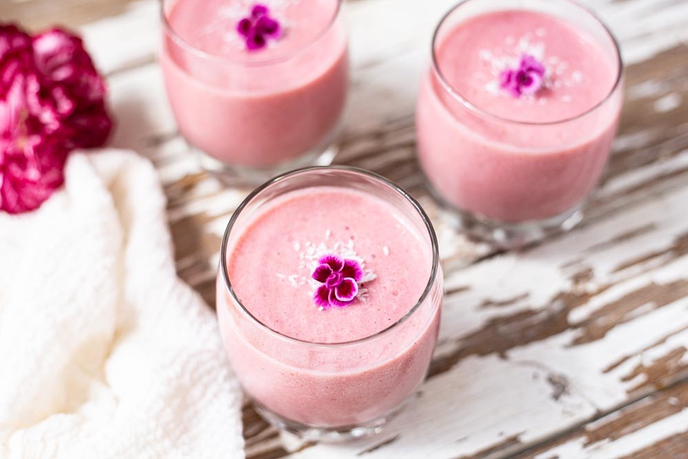 Thermomix Erdbeer-Kokos-Shake