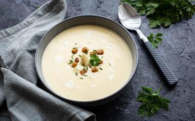 Spargelcremesuppe im Thermomix