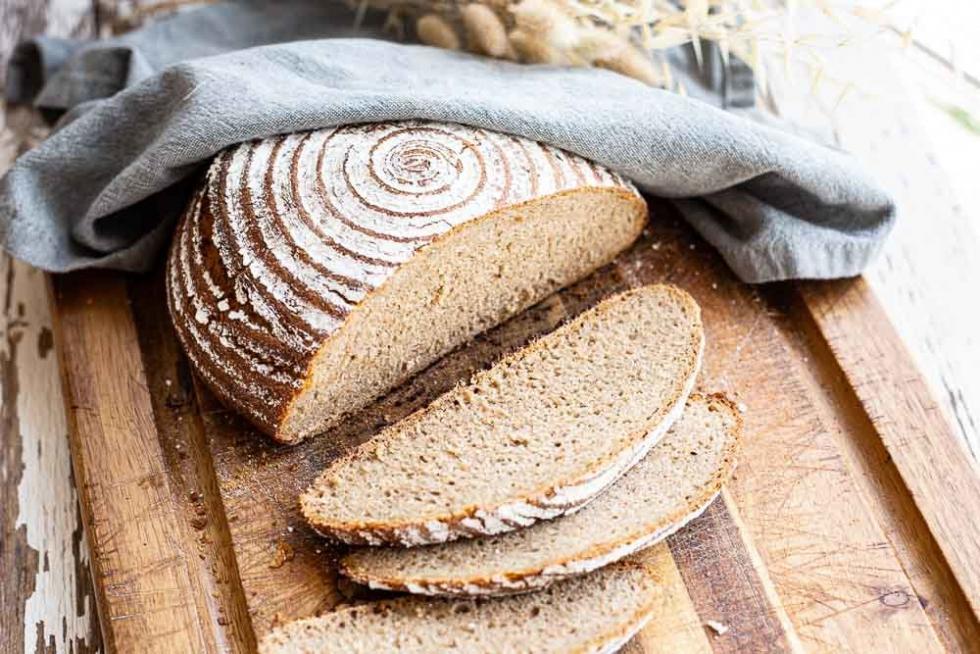 Roggen-Weizen-Mischbrot Bonn - nur Roggensauerteig mit Thermomix