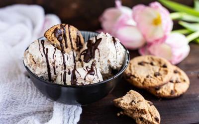 Joghurt-Cookie-Eis mit dem Thermomix