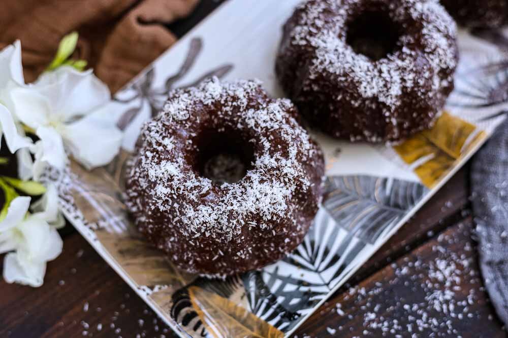 Pampered Chef Kokoskuchen als Mini-Gugelhupf von oben