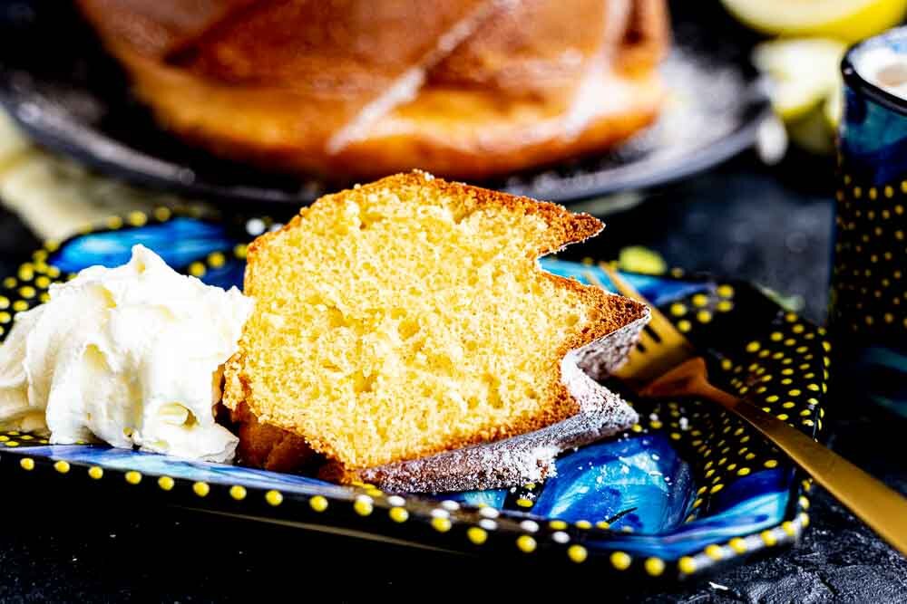 Thermomix Zitronen-Joghurtkuchen einzelnes Stück