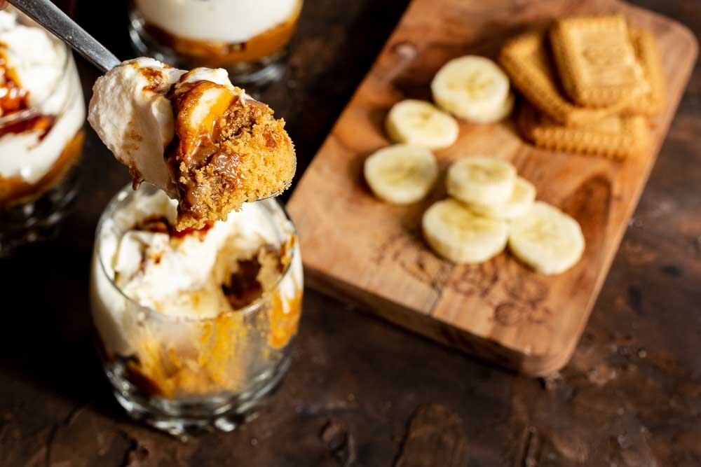 Thermomix Banoffee auf Löffel