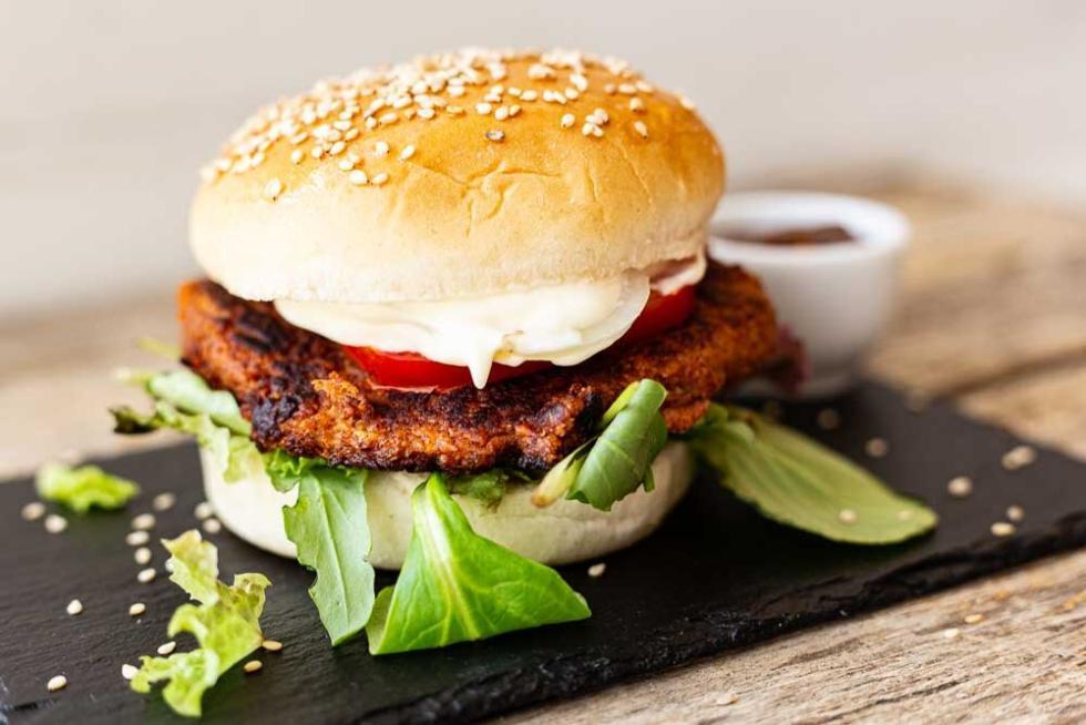 Vegane BurgerPatties mit Kidneybohnen aus dem Thermomix