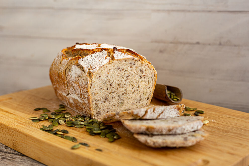 Pampered Chef Fitnessbrot angeschnitten