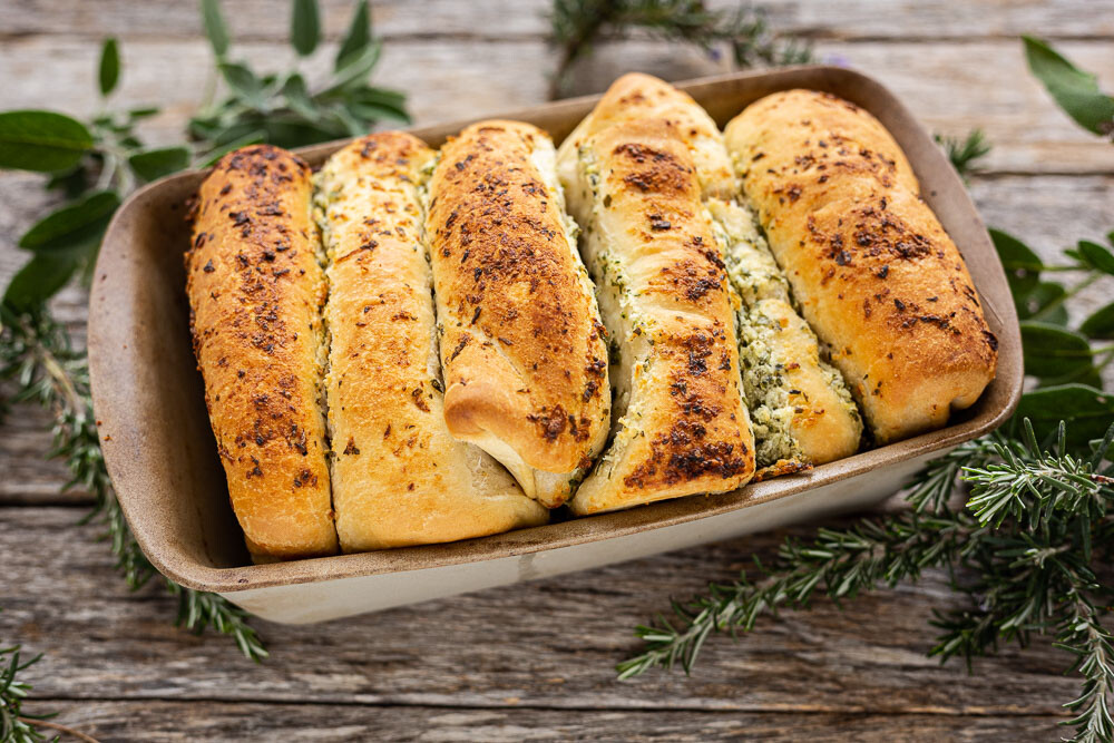 Pampered Chef fertiges Kräuterfaltenbrot