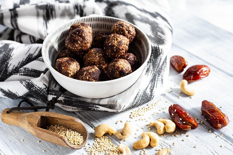 Quinoa Energy Balls weitere Variante der Energie Bällchen
