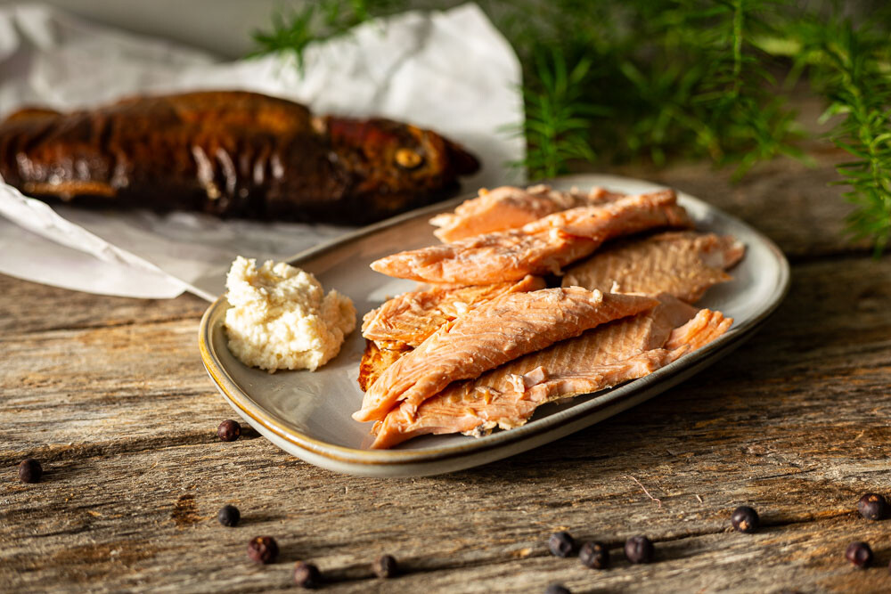 Geräucherte Forelle