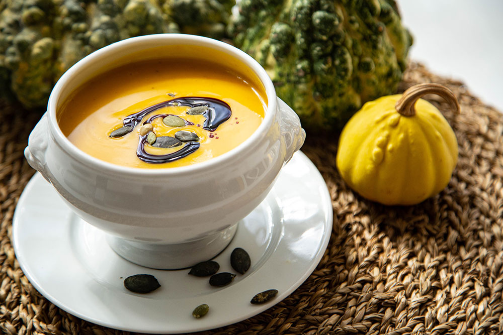 Kürbiscremesuppe