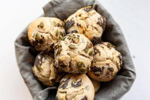 Brötchen von oben