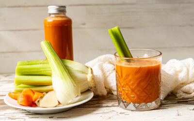 Gemüsesaft mit dem Slowjuicer
